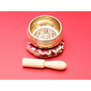 ชามร้องเพลงทองเหลืองชามร้องเพลงโบราณทำมือดีไซน์ตามสั่งขายส่งจากอินเดีย - Product Image 5