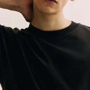 Camisetas de microfibra de algodón 100% de alta calidad para hombre, camisetas personalizadas de gran tamaño con ajuste cuadrado y cuello redondo, superventas, patrón de impresión tejido Suelto - Product Image 4