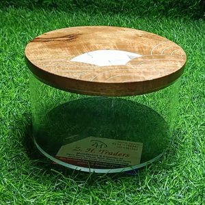 Idea de Regalo Personalizable para Eid y Ramadán, Caja Decorativa de Acrílico Cristal Premium con Tapa de Nácar para Regalos Exclusivos - Product Image 1