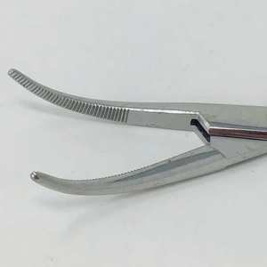 Pinzas Curvas de 7.25 Pulgadas, Lote de 4, Instrumentos Quirúrgicos Veterinarios de Acero Inoxidable, Grado Quirúrgico Manual, Autoclavables, Juego Ortopédico - Product Image 2