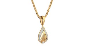 Bijoux en diamant de fête romantique or 14k et diamant cultivé en laboratoire et diamant naturel pour les femmes - Product Image 3