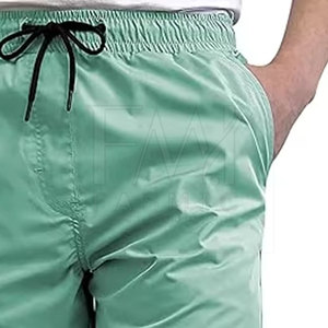 2024 nouveauté hommes haute rue solide coupe-vent Shorts imperméable respirant Polyester/Nylon personnaliser taille vêtements de sport - Product Image 3