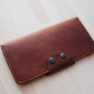 New Arrival Solid Color Long <b>Wallet</b> Multi-function <b>Wallet</b> Women's Leather <b>Clutch</b> Multi-Card Slots LWM-0244 - Product Image 1