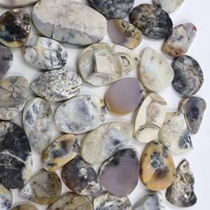 SELECTED Dendrite Opal Druzy Cabochon, pierre précieuse semi-précieuse naturelle pour la fabrication de bijoux, Opal Boho Style Bijoux LOT Opal - Product Image 4