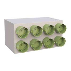 Regulación Completa de Amortiguadores de Calibración para Conductos VMC con Salidas de 75 mm, Mangueras y Plenum de Distribución para Sistemas HVAC - Product Image 1