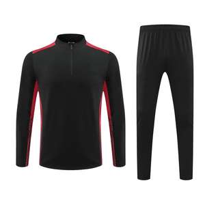 Chándal deportivo informal de dos piezas de alta calidad para hombre, sudadera de manga larga para exteriores, camisetas de entrenamiento de fútbol/fútbol para trotar - Product Image 4