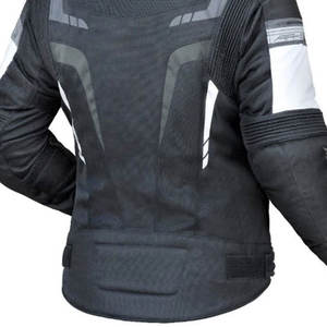 Veste en maille textile pour moto d'été de haute qualité avec col montant Nouveau design Coupe-vent et respirant Logo personnalisé sur le devant - Product Image 6