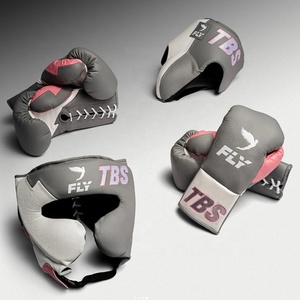 Gants de MMA personnalisés en gros pour la boxe, ensemble de sparring, légers, respirants, en cuir véritable, gants de kickboxing réglables - Product Image 1