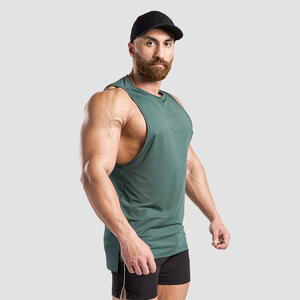Nouveau débardeur de fitness pour hommes pour les entraînements de gym respirant tricoté Fitness Singlet sans manches musculation vêtements d'entraînement - Product Image 2