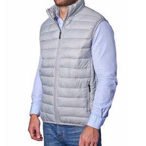 <b>Men's</b> Casual Winter Windproof Canvas Puffer Jacket Stand Collar Front Logo Breathable Eco-Friendly High Quality Polyester-Made - Product Image 3