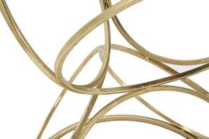 Metal <b>Mirror</b> <b>Side</b> <b>Table</b> Gold Finished for living rooms bedrooms or entryways. - Product Image 4