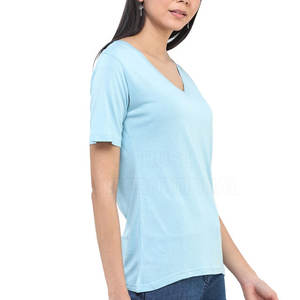 เสื้อยืดแฟชั่นสำหรับผู้หญิงทำจากวัสดุที่ดีที่สุดเสื้อยืดสำหรับผู้หญิงเสื้อยืดสำหรับขายออนไลน์เสื้อยืดผ้าฝ้ายทั้งหมด - Product Image 4