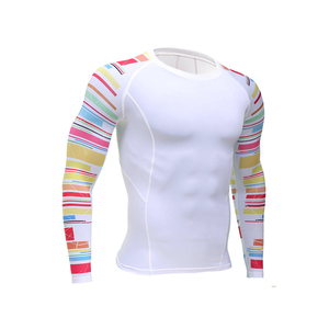 เสื้อแรชการ์ดขายดีสำหรับผู้ใหญ่ ระบายอากาศได้ดี ผลิตจากผ้าสแปนเด็กซ์/โพลีเอสเตอร์ แขนยาว ราคาถูกมาก - Product Image 3