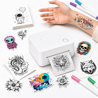 Pabrik Grosir OEM Bluetooth Pembuat Tato Temporer Kit Printer Thermal Tanpa Tinta untuk Anak-anak Hadiah Pesta DIY