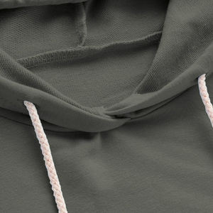 เสื้อฮู้ดเอวลอยทำจากวัสดุระบายอากาศ100% สำหรับผู้หญิงเสื้อครอปไหล่ตกราคาสมเหตุสมผล - Product Image 6