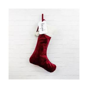 Venta al por mayor de calcetines personalizados de punto de lana fina para el hogar para niños dulces regalo rojo letra Navidad calcetines UAE para exportación - Product Image 4
