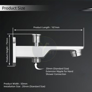 Venta Directa de Fábrica: Desviador Bau Cosmo Profesional, Accesorios de Baño Bau Cosmo - Product Image 6