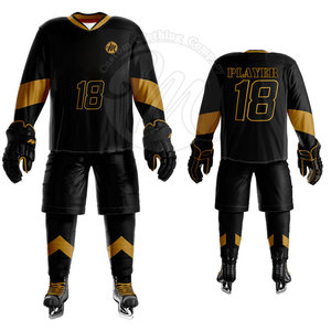 Conjunto Clásico de Hockey sobre Hielo, Jersey y Pantalones Duraderos y Cómodos, Tejido Transpirable, Ideal para Entrenamiento y Competición - Product Image 3
