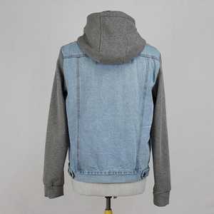 Veste en jean personnalisée pour homme, veste décontractée en coton de créateur, veste en jean bleue pour garçon, fermeture éclair, manteaux en jean OEM - Product Image 2