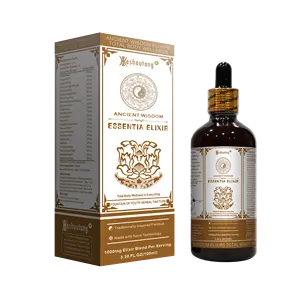 Trí tuệ cổ xưa Essentia Elixir cho điểm yếu & đau khác nhau | 24 loại thảo mộc trong một | 1000mg mỗi khẩu phần | 100ml cồn