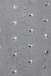 Pakistan Made High Quality Denim Jacket Winter Casual Stand Collar Zipper Oversized Windproof Breathable Solid/<b>Dot</b> <b>Eco</b>-Friendly - Product Image 4