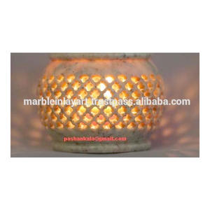 Hermoso portavelas antiguo, piedra de Soapstone - Product Image 1