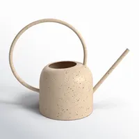 Arrosoir de luxe en acier inoxydable avec long bec, design durable et écologique, finition thermolaquée, capacité personnalisable
