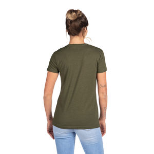 Último diseño 2025 transpirable secado rápido ecológico suelto verano mujeres 100% algodón camisetas estilo de calle - Product Image 3