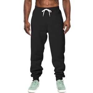 Pantalones de chándal de gran tamaño para hombre al por mayor | Pantalones de rizo francés de algodón OEM 100% | Joggers de pierna recta personalizados en blanco - Product Image 4