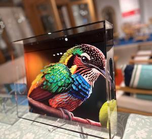 ที่ใส่ปากกาสี่เหลี่ยมทำจากพลาสติกอะคริลิคใสมีผิวขัดเงาคุณภาพสูง - Product Image 2