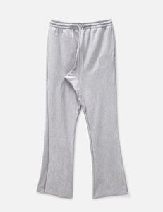 Pantalon de survêtement décontracté pour homme, coupe évasée, taille mi-haute, motif droit et cordon de serrage, service OEM disponible, pantalon homme, délavé - Product Image 6