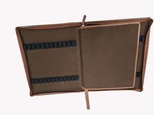 กระเป๋าปากกาหนังแท้กระเป๋าใส่ปากกาสไตล์ที่แตกต่างกันหลายกรณีกล่องดินสอแบบพกพา - Product Image 3