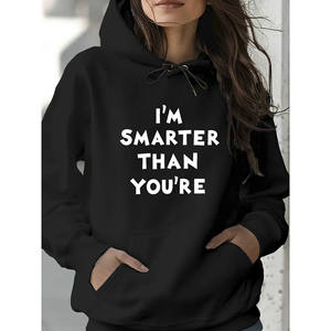 Kinitwear Sweat-shirt à capuche standard automne/hiver pour femme fabriqué en Chine - Product Image 1