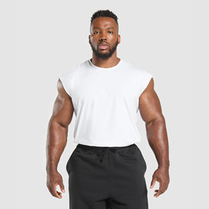Camisetas sin mangas de verano de talla adulta, chaleco deportivo para entrenamiento, camisetas sin mangas informales de gran tamaño para hombre - Product Image 1