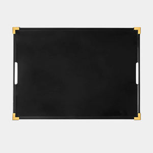 ถาดเคลือบเงาอเนกประสงค์พร้อมหูจับ ดีไซน์สวยงาม เหมาะสำหรับตกแต่งบ้าน ใช้บนโต๊ะกาแฟ - Product Image 2