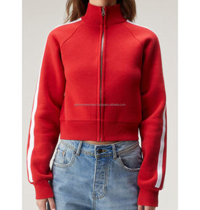 Sweats à capuche zippés personnalisés pour femmes selon les exigences du client Polaire en coton de haute qualité - Product Image 2