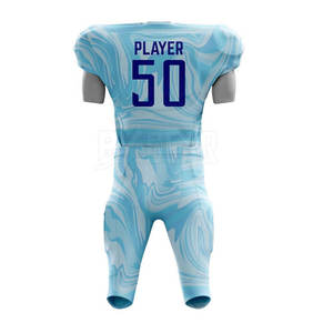 Uniforme de football américain de qualité supérieure avec des couleurs et des logos personnalisés en matériau respirant adapté aux équipes et aux clubs - Product Image 2