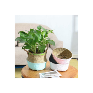 Cesta de algas marinas Buena calidad Hecho a mano Almacenamiento creativo Artesanía Diseños personalizados Fabricante de Vietnam - Product Image 4