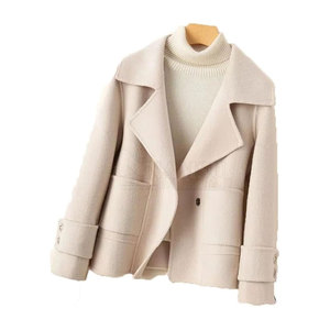 Custom Logo Design <b>Women</b> Wool <b>Jacket</b> Wholesale Made Breathable <b>Women</b> Wool <b>Jackets</b> in Stock - Product Image 2