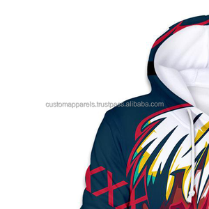 Sweat-shirts d'équipe personnalisés en polaire 100% polyester sublimé pour athlètes, vêtements de performance d'hiver de haute qualité, écologiques et coupe-vent - Product Image 2