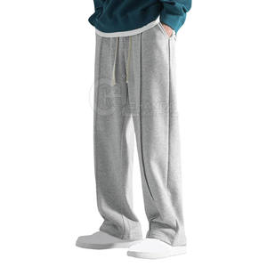 Pantalon décontracté pour homme respirant et léger, taille mi-haute, jambe droite, ample, jogging, streetwear - Product Image 3