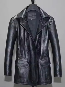 Manteau d'hiver vintage à col montant pour hommes manteau vierge pour hommes Streetwear meilleure qualité fabrication couleur unique - Product Image 6