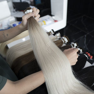 Extensions de cheveux en vrac bruts vietnamiens Ombre magnifiques paquets de cheveux européens vierges droits teints couleur étonnante vague naturelle - Product Image 1