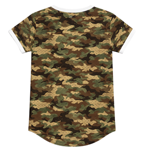 Maglia da Baseball Camo 08 Zeta Phi Beta Soror, Ispirata ai Fondatori del 1920, Abbigliamento Premium per Confraternite Greche, Femminilità Raffinata - Product Image 4