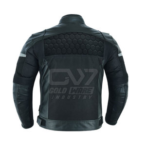 Veste de moto en cuir véritable de qualité supérieure, nouvelle arrivée, vente chaude, pour hommes, équipement de protection pour motards, armure CE - Product Image 2