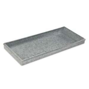 Plateau de service en métal galvanisé robuste et léger pour organiser les essentiels de la maison ou servir des repas avec charme fermier - Product Image 1