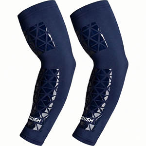 Manguitos tácticos de alta elasticidad personalizados con gráficos propios, marca personalizada, transpirables, para baloncesto, ciclismo y deportes, fabricados por un fabricante de manguitos deportivos. - Product Image 3