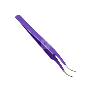 Stainless Steel Eyelash Extension <b>Tweezer</b> Non-Slip Handle Lash <b>Tweezers</b> - Product Image 6