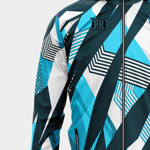 Chaqueta cortavientos ligera sublimada al por mayor para hombre, chaqueta Softshell, chaqueta sublimada deportiva, cortavientos para exteriores, chaquetas de montaña - Product Image 6