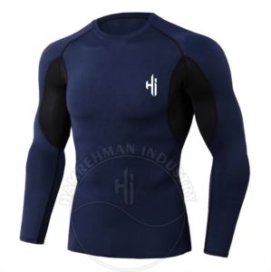 เสื้อกีฬาแขนสั้นผู้ชายผ้าคอตตอนแบบแห้งเร็วของผู้ชายเสื้อยืดป้องกันผื่นสำหรับเล่นกีฬา100% ตามสั่งรุ่นใหม่ - Product Image 6